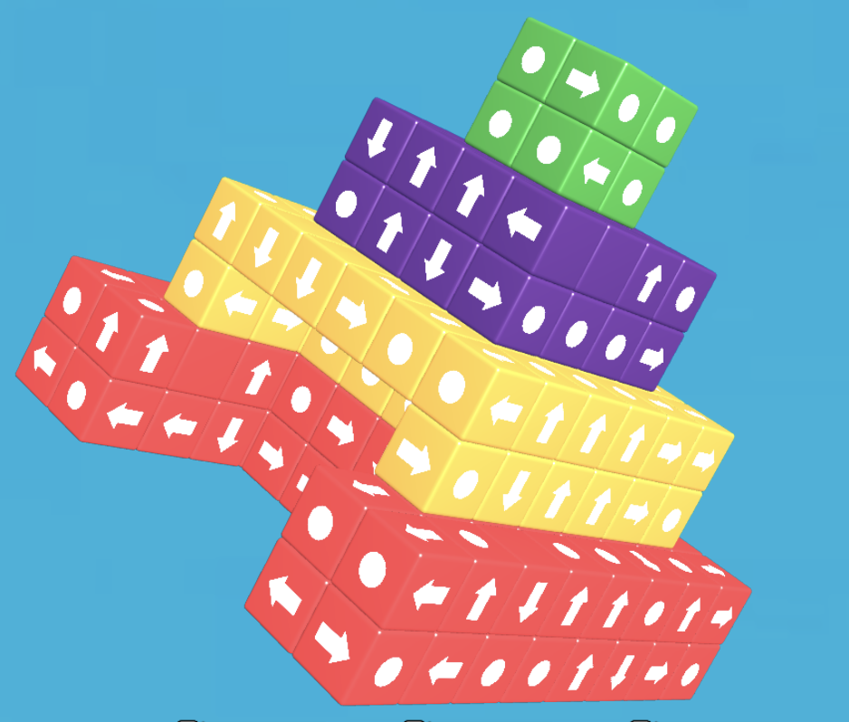 ColorfulArrow3DPuzzle gameplay hero screenshot